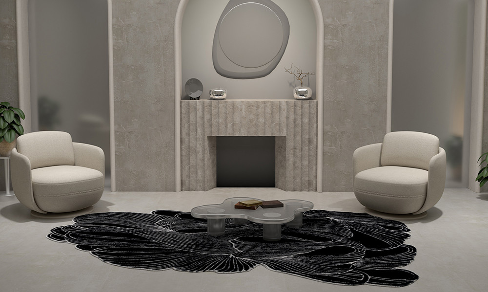 Designers’ Abstract Secret: Odd‑Shaped Rugs Solve Impossible Floor Plans